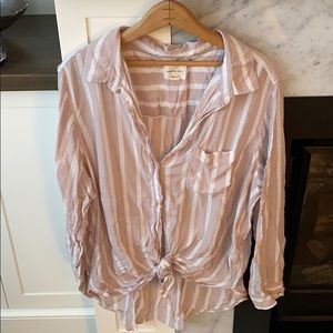 American Eagle nautical blouse